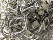Крепеж пломба шнур (1000шт) серый