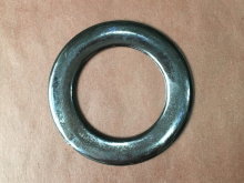 Кольцо плоское 5см (1шт) темный никель