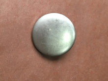 Пуговица пришивная под металл 25мм (1шт) никель