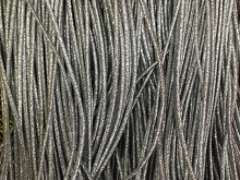 Резинка шнур производство  2,5мм (50м) серебро