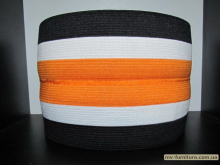 Резинка манжетная флаг оранж-черн 13см (7,5см)