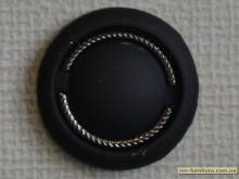 Кнопка декоративная №14 черная блек (1000шт)
