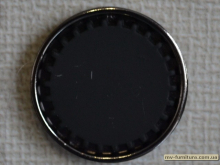 Кнопка декоративная №16 черная блек (1000шт)
