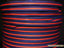 Тесьма ТЖ флаг 10мм (50м) сине-оранжевая