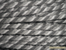Канат акрил 8мм (50м) серый 0006