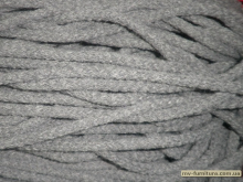 Шнур акрил 6мм (100м) серый 00008