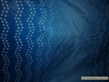 Ткань плащевка фонарики синие