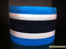 Резинка манжетная флаг сине-бирюз 13см (7,5см)