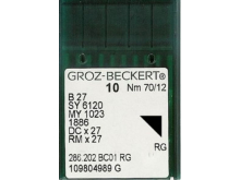 Иглы Groz-Beckert для оверлока DCx27 (100шт)