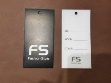 Этикетка картонная Fashion Style 5х10см (1000шт)