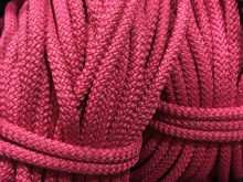 Шнур ПЭ 2шх 6мм (100м) розовый темный