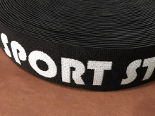 Резинка с логотипом Sport 40мм (25м) №2